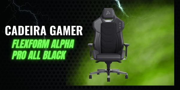 foto de capa da cadeira gamer Flexform Alpha Pro All Black